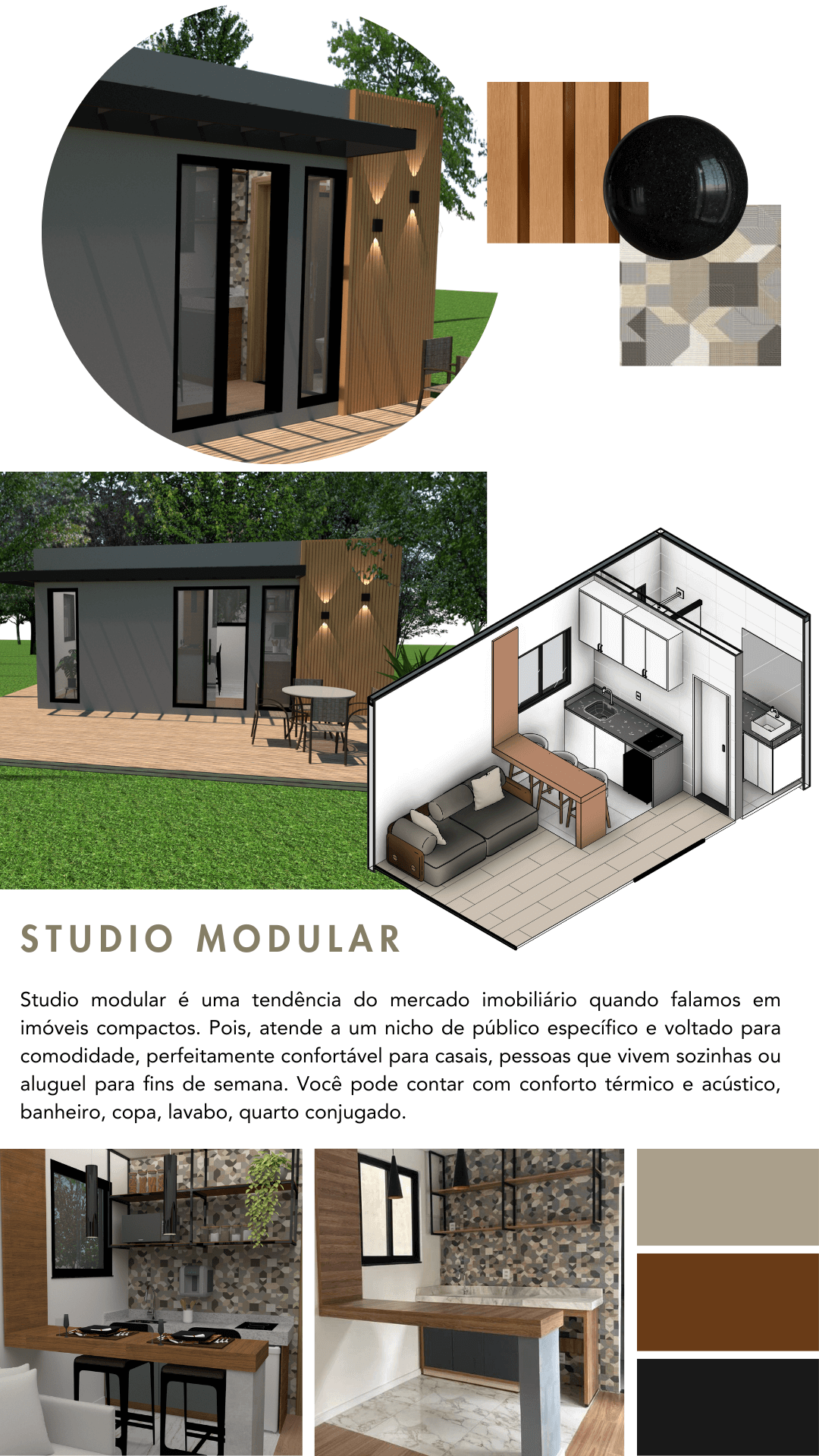 Studio Modular 20,00m² - Modulife - Construtora Modular